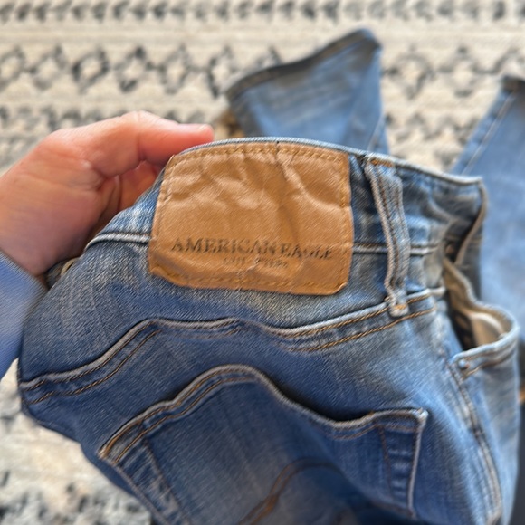 American Eagle Men’s Size 26 x 30 Flex Jeans Original Boot Medium Wash Blue - Picture 7 of 9